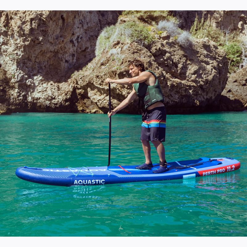 Дошка SUP AQUASTIC Perth Pro 11'2" allround темно-блакитний 25