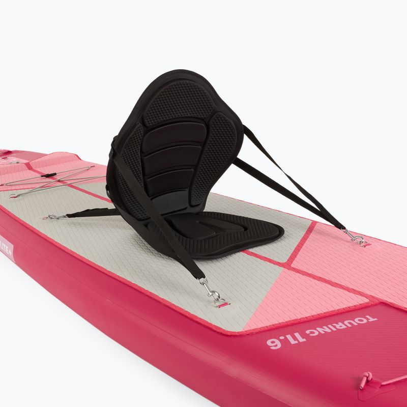 Набір дошка SUP надувна AQUASTIC Touring 11'6" pink 14
