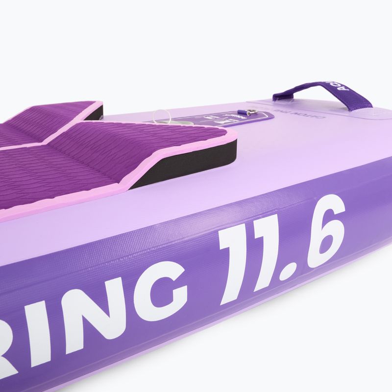 Набір дошка SUP надувна AQUASTIC Touring 11'6" purple 12