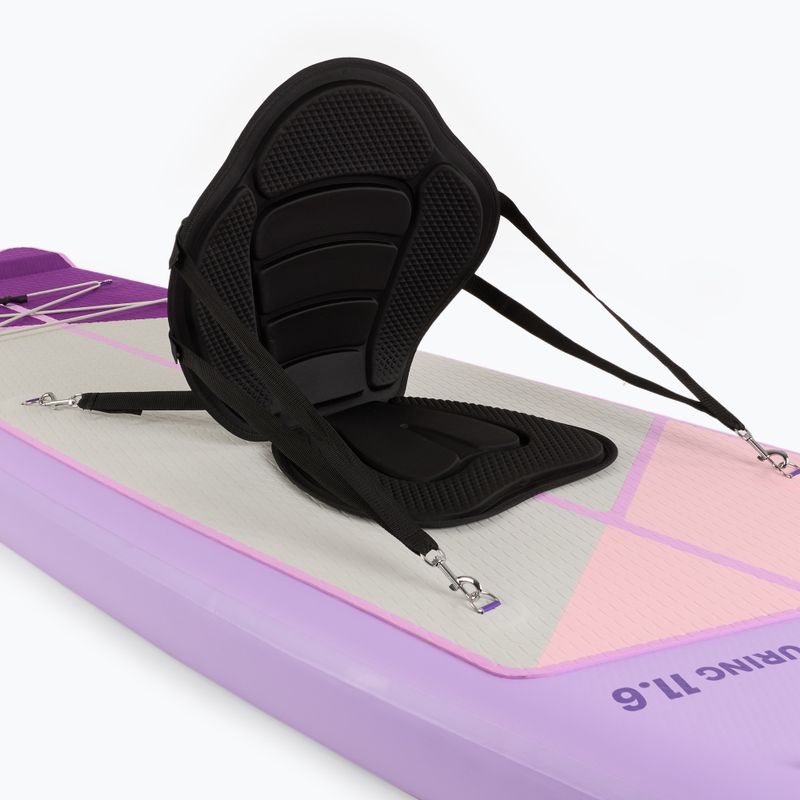 Набір дошка SUP надувна AQUASTIC Touring 11'6" purple 13