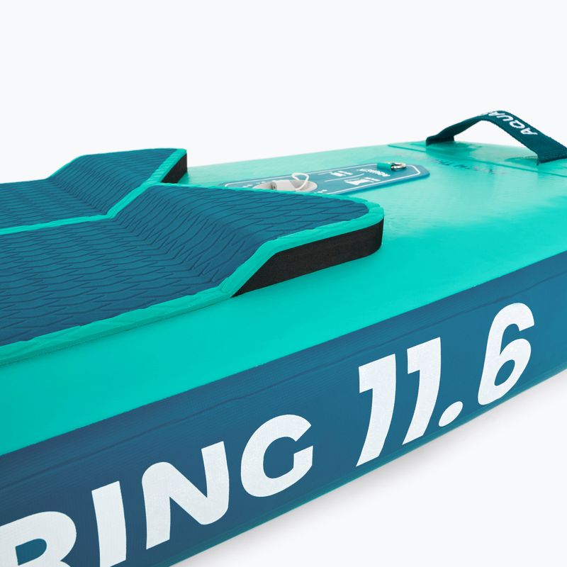 Набір дошка SUP надувна AQUASTIC Touring 11'6" green 11