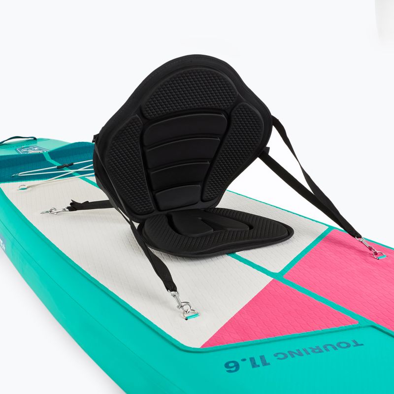 Набір дошка SUP надувна AQUASTIC Touring 11'6" green 12