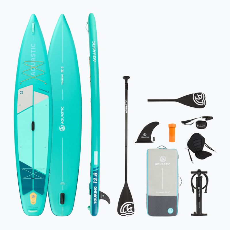 Дошка SUP AQUASTIC Touring 12'6" green