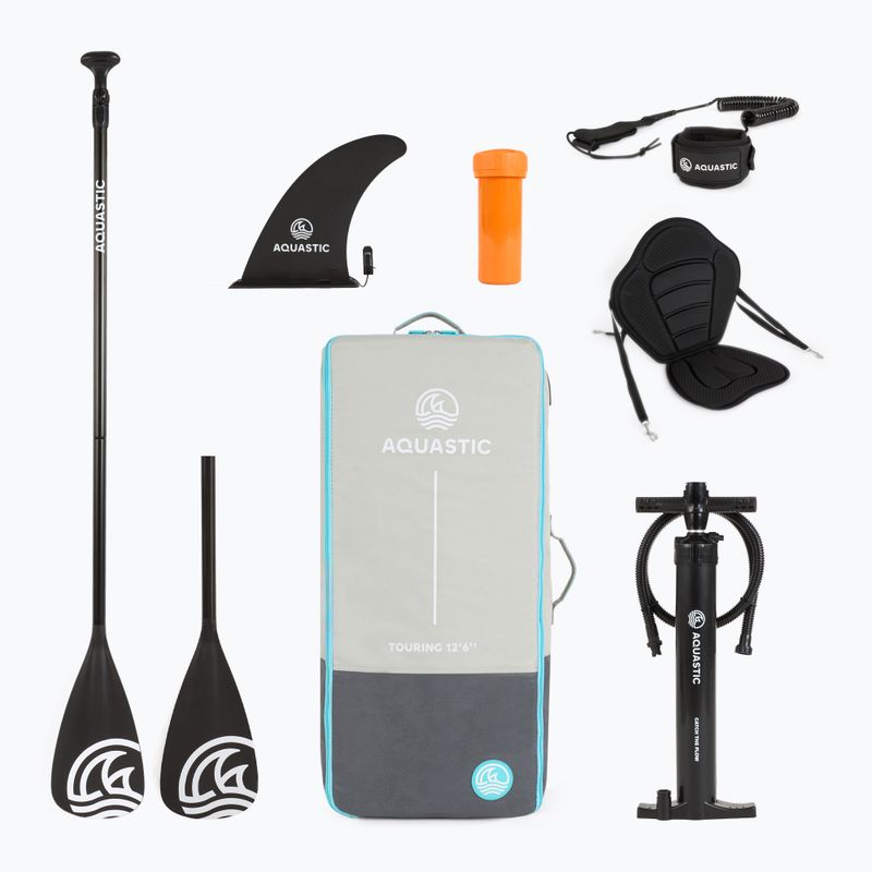 Дошка SUP AQUASTIC Touring 12'6" помаранчевий 19