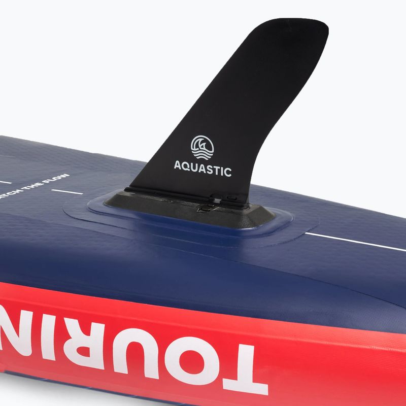 Набір дошка SUP надувна AQUASTIC Touring Pro 14'0" dark blue 14