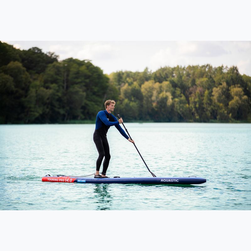 Дошка SUP AQUASTIC Touring Pro 14'0" темно-блакитний 19