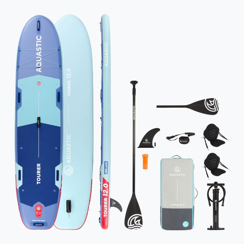 Дошка SUP AQUASTIC Tourer 12'0" блакитний