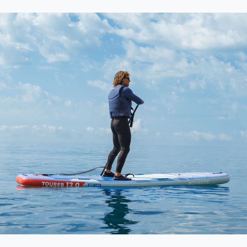 Набір дошка SUP надувна AQUASTIC Tourer 12'0" 2-os blue 24