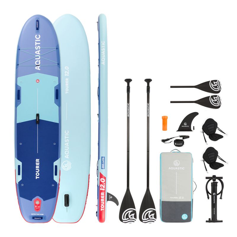 Дошка SUP AQUASTIC Tourer 12'0" блакитний 25
