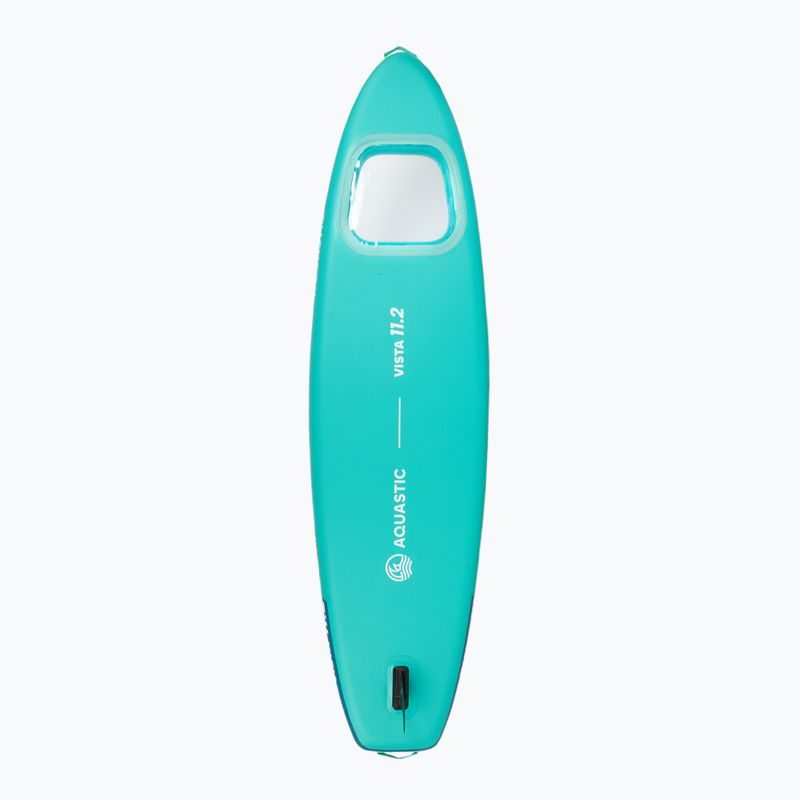 Набір дошка SUP надувна AQUASTIC Vista 11'2" green 4