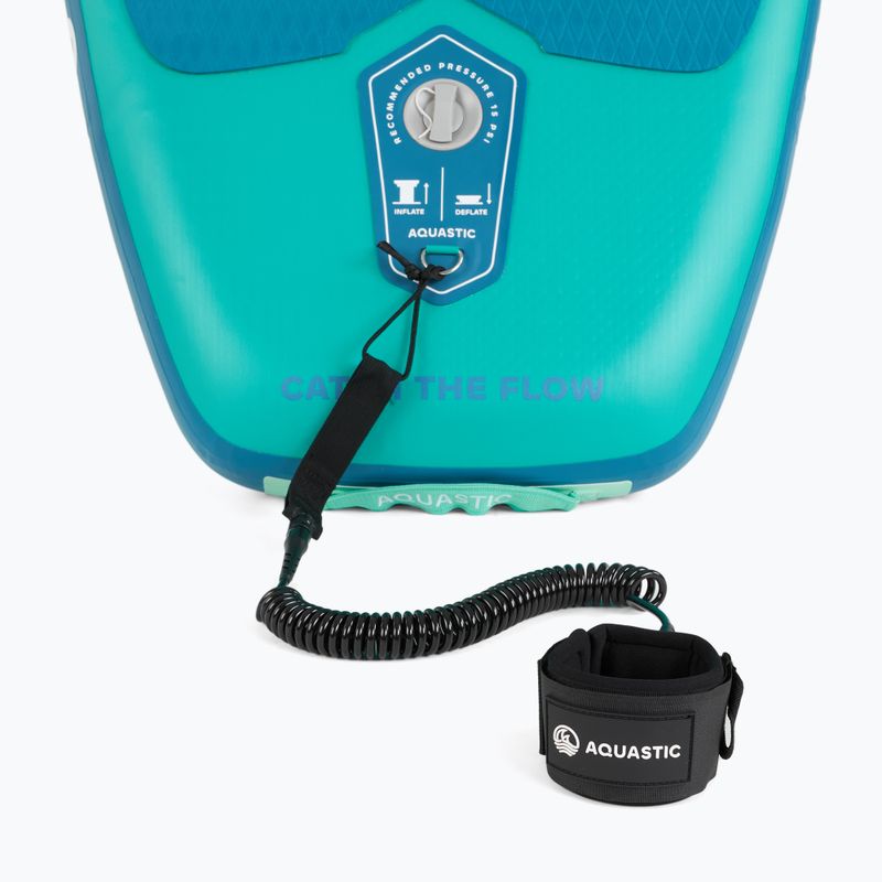 Набір дошка SUP надувна AQUASTIC Vista 11'2" green 13