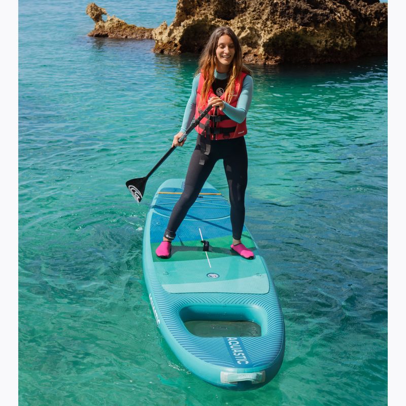 Набір дошка SUP надувна AQUASTIC Vista 11'2" green 23