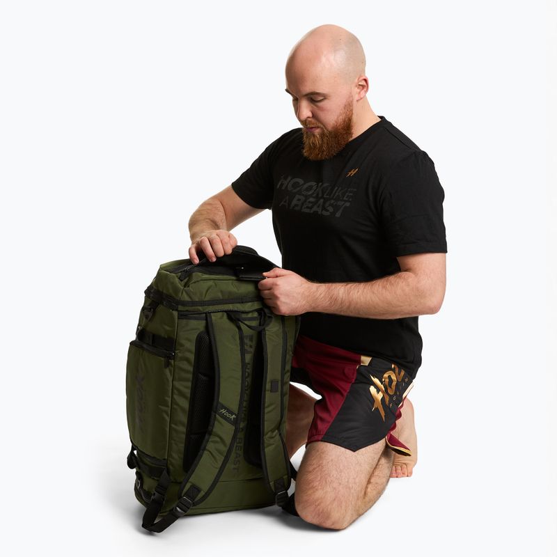 Рюкзак HOOK FIGHTING Training 2в1 Duffel Bag 30 л зелений 4