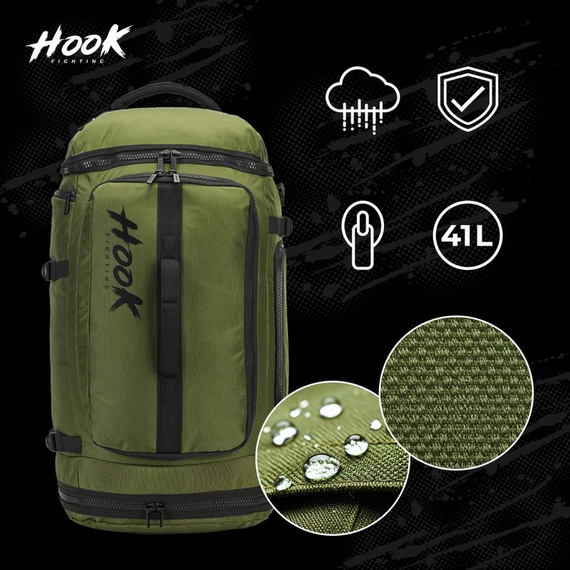 Рюкзак HOOK FIGHTING Camp 2в1 Duffel Bag 41 л зелений 2