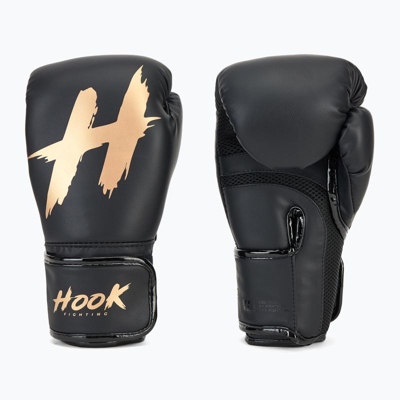 Рукавиці боксерські HOOK FIGHTING Ready To Spar чорний 5