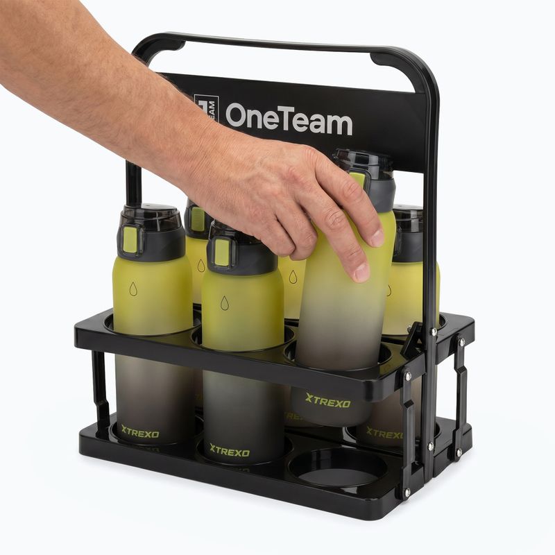 Кошик для фляг OneTeam Water Bottle Carries black 2