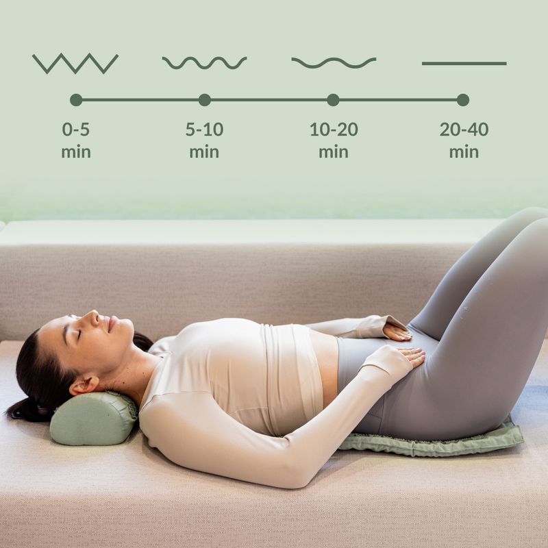 Килимок для акупресури XTREXO з подушкою TXO-B4Z004-GN зелений 11