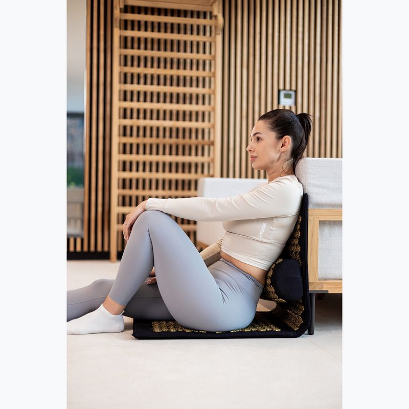 Килимок для акупресури XTREXO великий з подушкою TXO-B4Z005-BK чорний 13