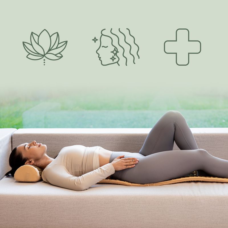 Килимок для акупресури XTREXO великий з подушкою TXO-B4Z005-BZ коричневий 8