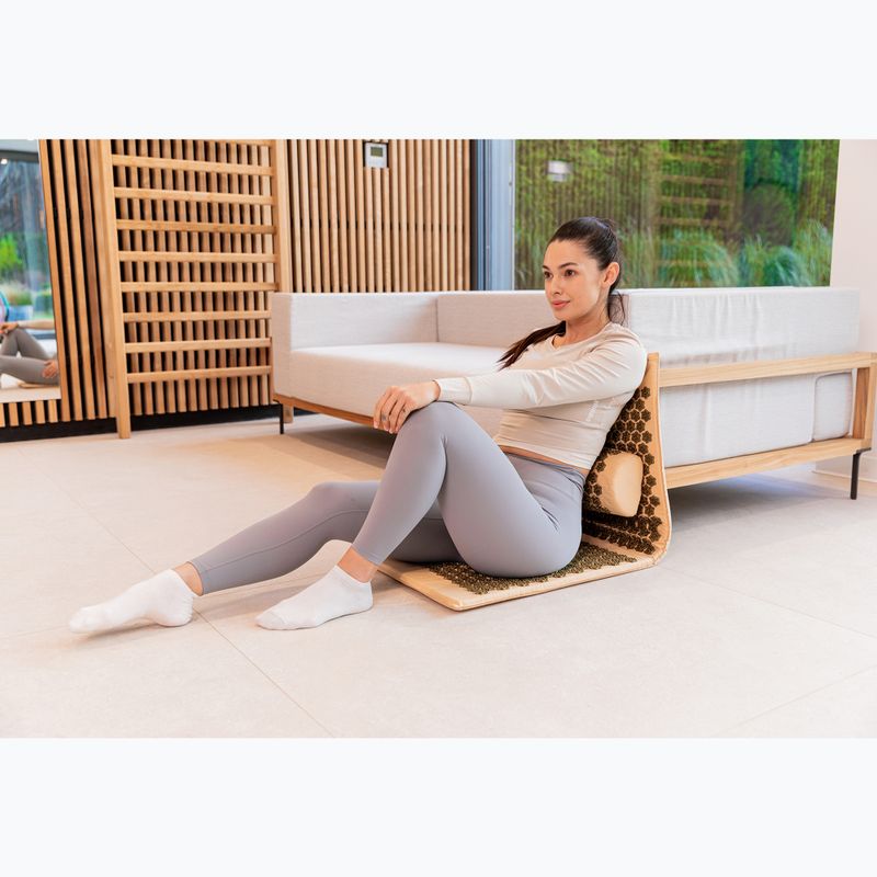 Килимок для акупресури XTREXO великий з подушкою TXO-B4Z005-BZ коричневий 13