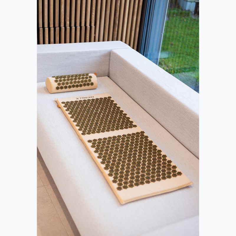 Килимок для акупресури XTREXO великий з подушкою TXO-B4Z005-BZ коричневий 15