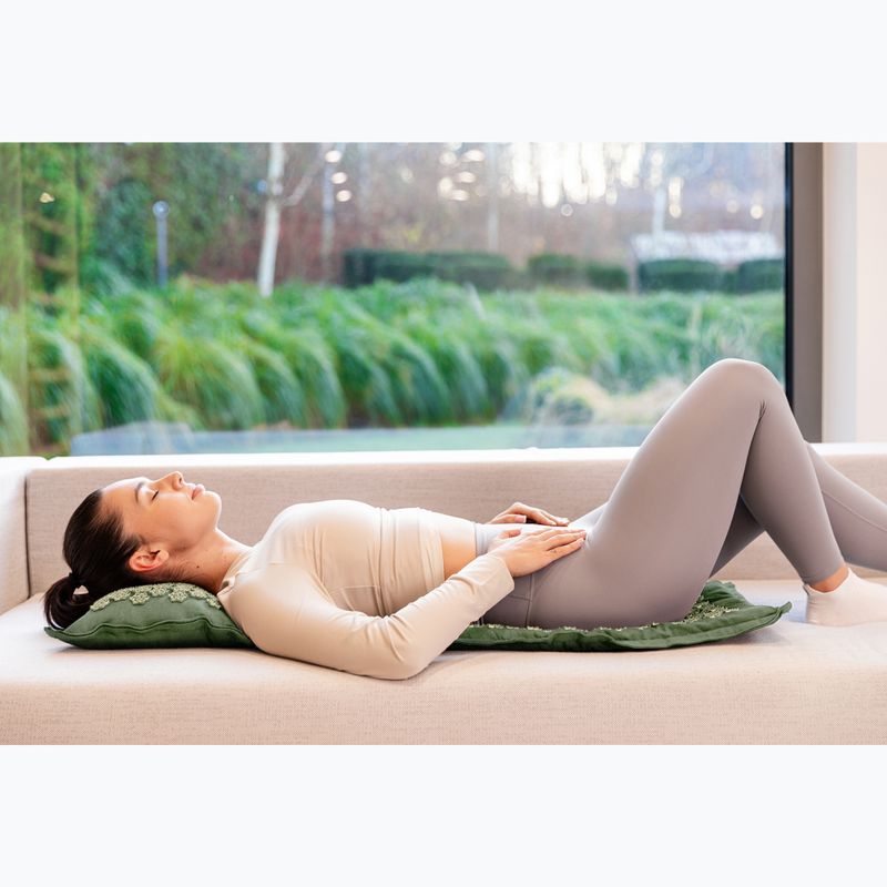 Килимок для акупресури XTREXO ECO з подушкою TXO-B4Z006-GN зелений 4