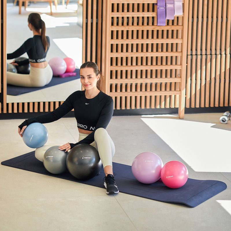 Міні-м'яч гімнастичний XTREXO TXO-B4Z011-BK 25 см чорний 4