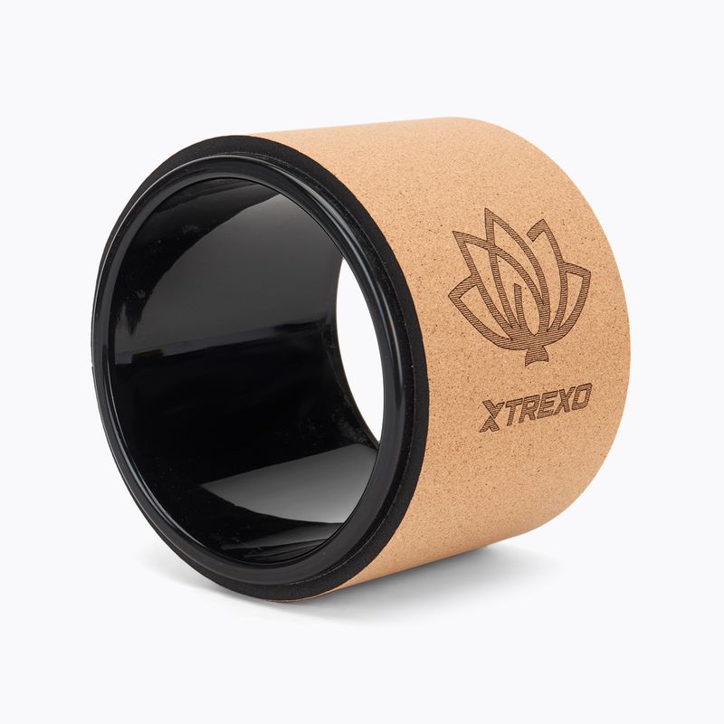 Обруч для йоги XTREXO корковий TXO-B4Z025-NC натуральний