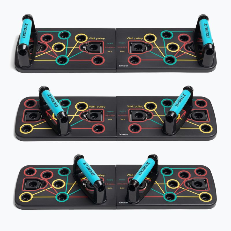 Платформа багатофункційна з ручками i експандером XTREXO складна TXO-B4Z045-BK чорний 3