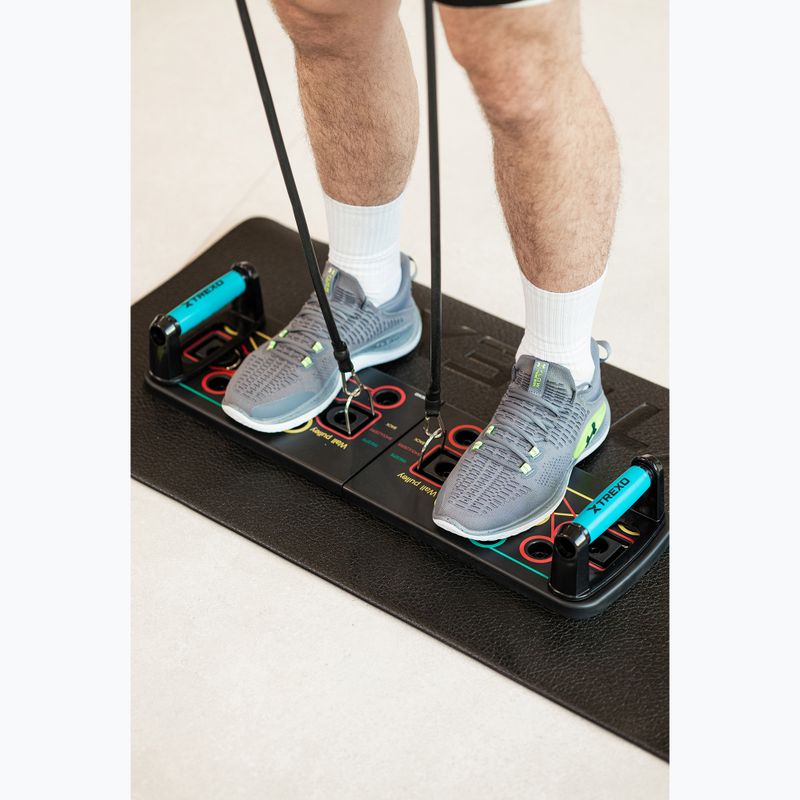 Платформа багатофункційна з ручками i експандером XTREXO складна TXO-B4Z045-BK чорний 10