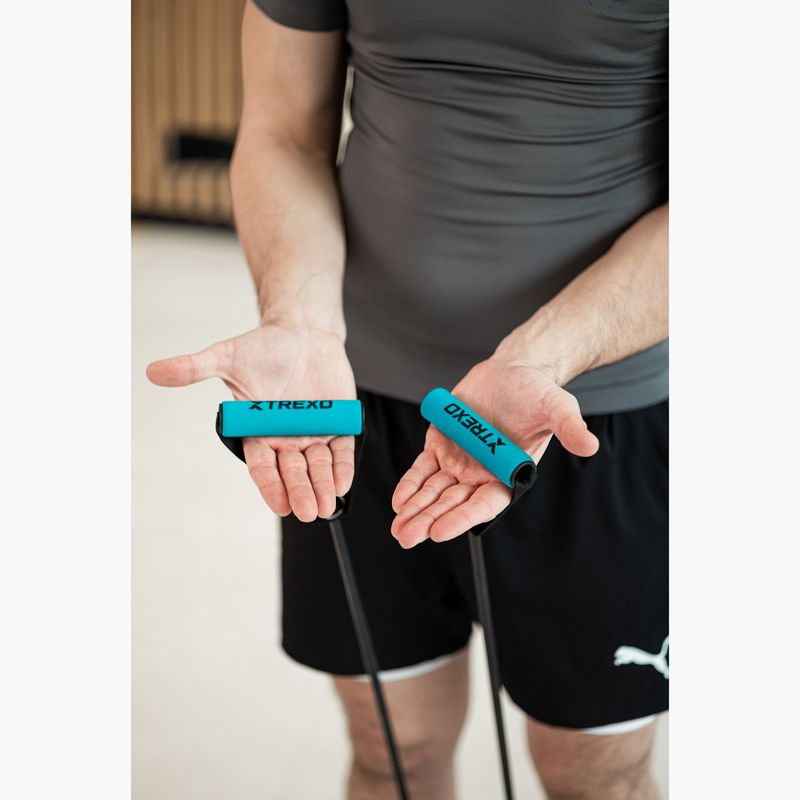 Платформа багатофункційна з ручками i експандером XTREXO складна TXO-B4Z045-BK чорний 8