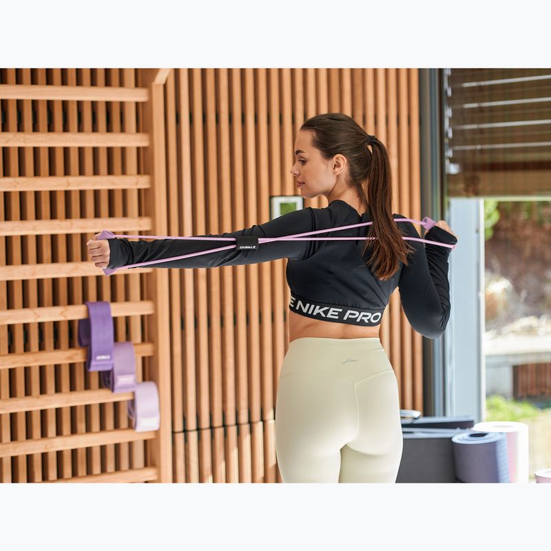 Експандер для вправ XTREXO гумовий TXO-B4Z057-VT фіолетовий 5