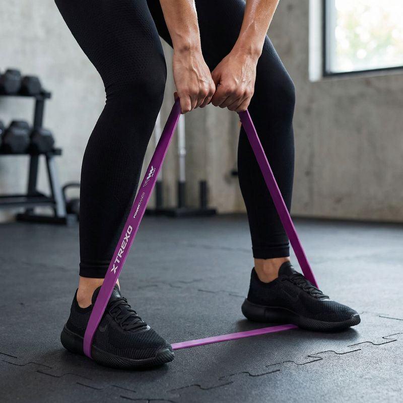 Стрічка для реабілітації XTREXO TXO-B4Z070-VT 5-9 кг фіолетовий 3
