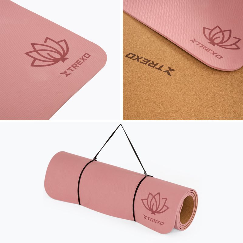 Килимок для йоги XTREXO корковий TXO-B4Z083-NC 6 мм натуральний 6