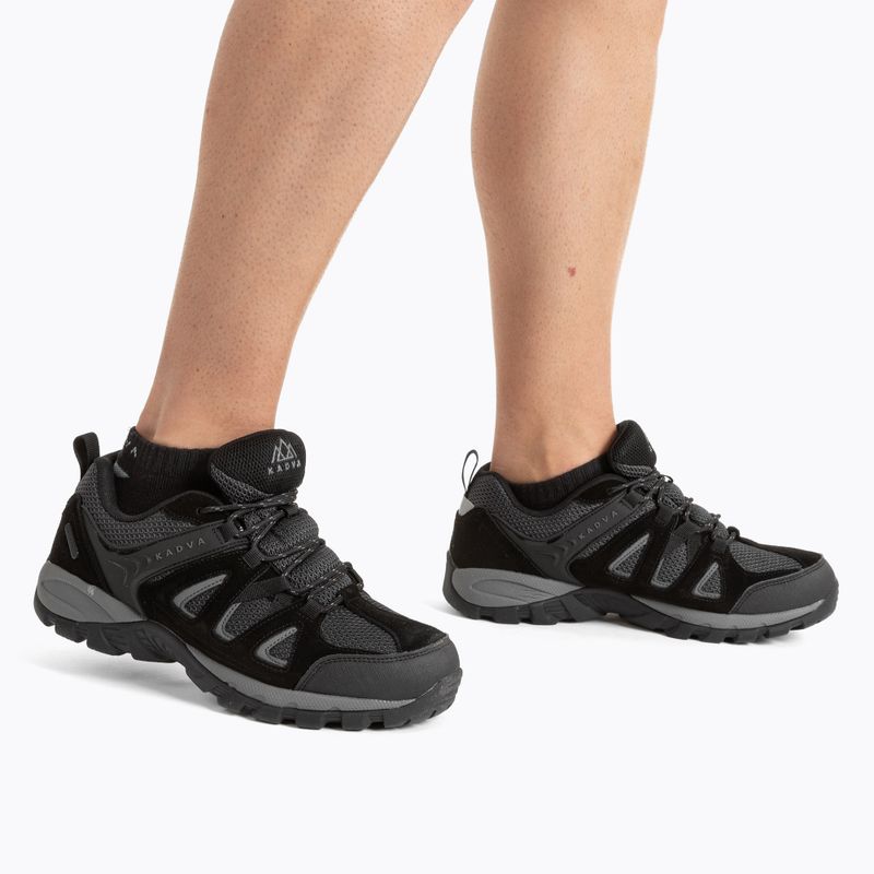 Чоловічі трекінгові черевики KADVA Traver Low WaterProof чорний 3
