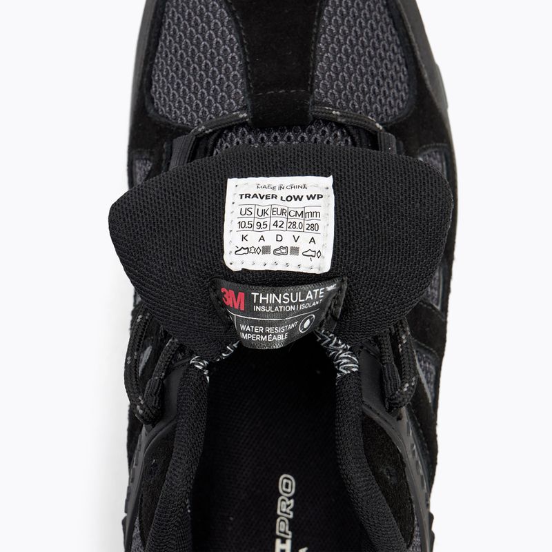 Чоловічі трекінгові черевики KADVA Traver Low WaterProof чорний 12