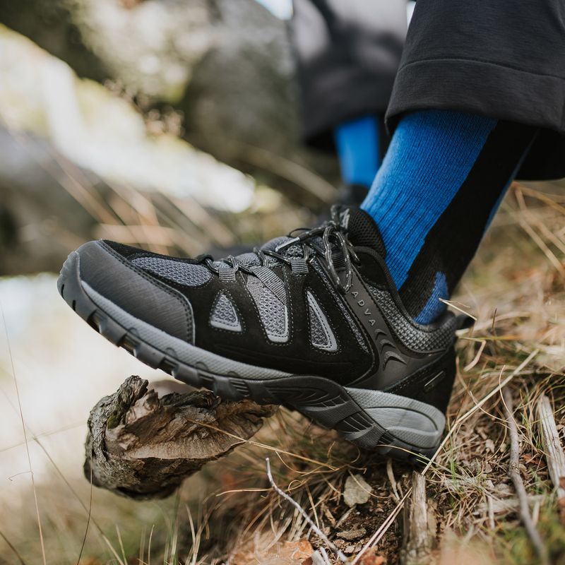 Чоловічі трекінгові черевики KADVA Traver Low WaterProof чорний 14