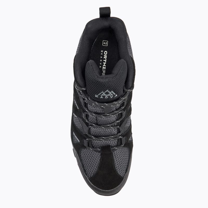 Чоловічі трекінгові черевики KADVA Traver Mid WaterProof чорний 6