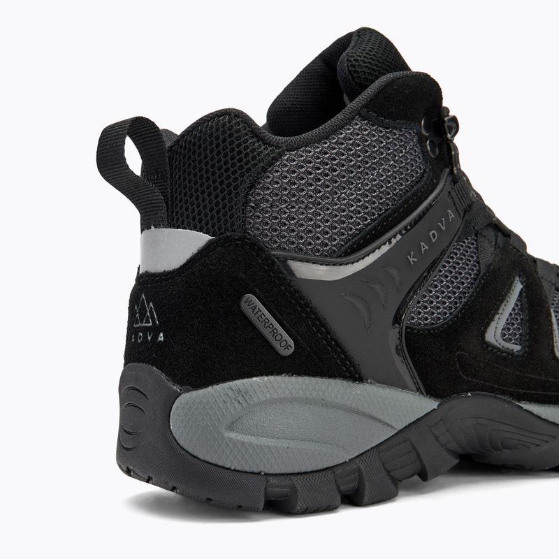 Чоловічі трекінгові черевики KADVA Traver Mid WaterProof чорний 9
