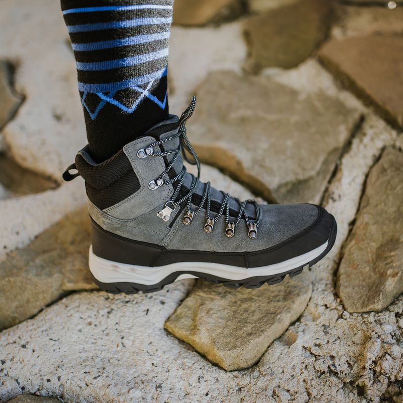 Чоловічі трекінгові черевики KADVA Adven Mid WaterProof сірий 4