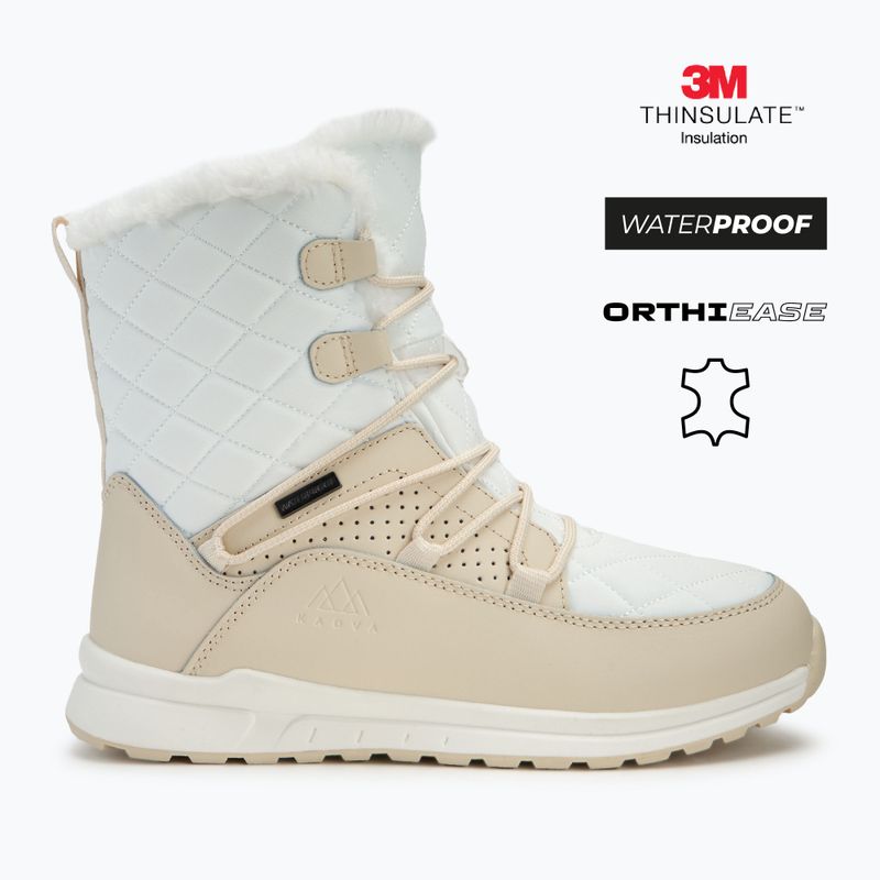 Жіночі утеплені снігоступи KADVA Summit Mid WaterProof 3M Thinsulate білі 2