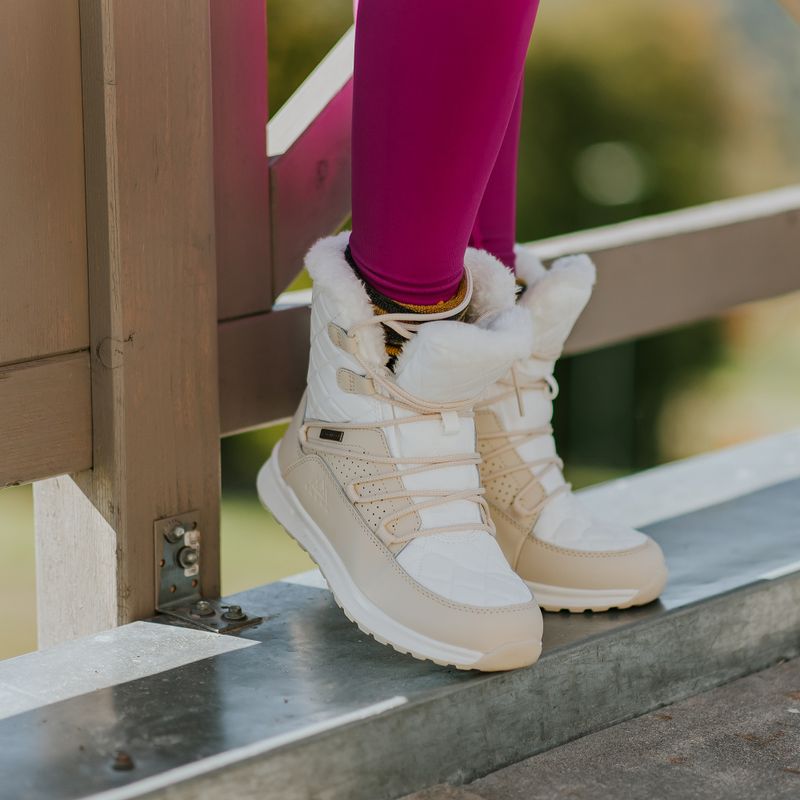 Жіночі утеплені снігоступи KADVA Summit Mid WaterProof 3M Thinsulate білі 4