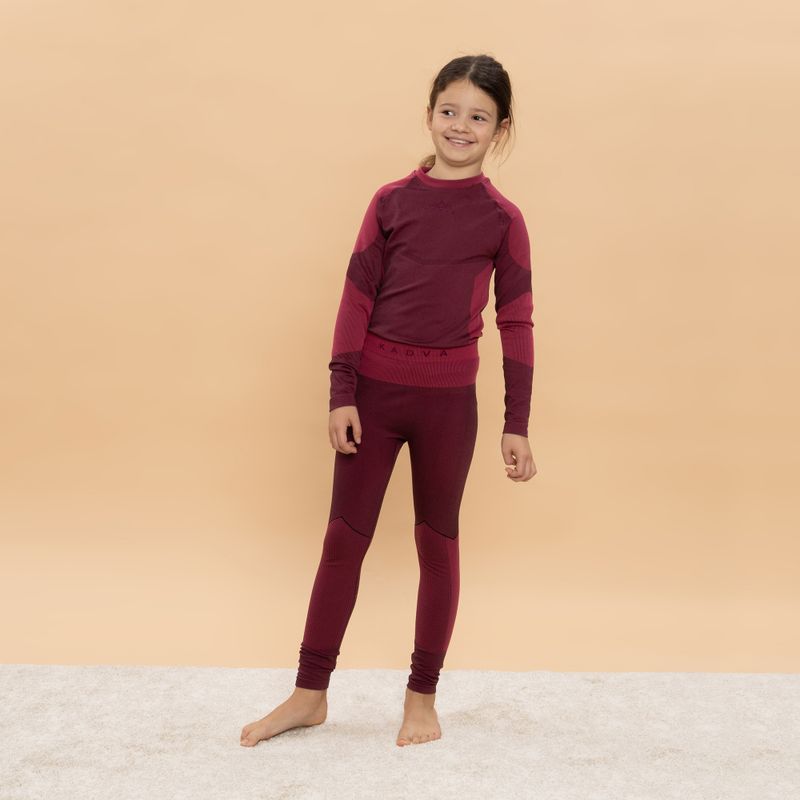 Комплект дитячої термоактивної білизни KADVA Frosty Jrg Set безшовний рожевий 6