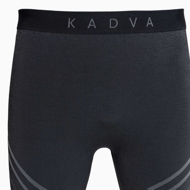Комплект чоловічої термоактивної білизни KADVA Streif Set безшовний чорний 22