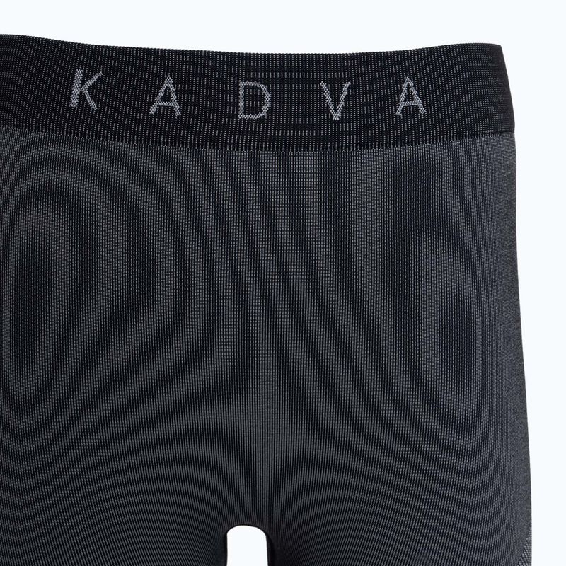 Комплект жіночої термоактивної білизни KADVA Streif W Set безшовний чорний 21