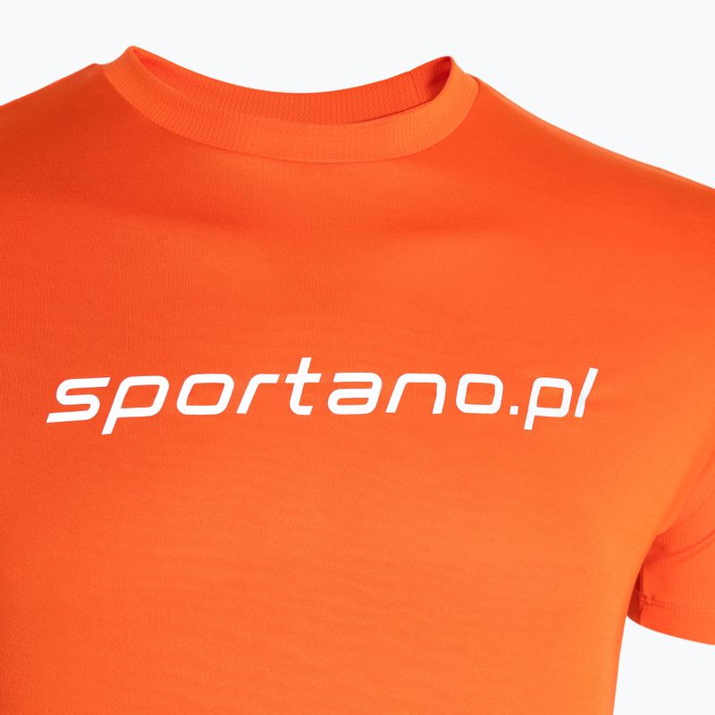 Футболка для бігу чоловіча SPORTANO Active Men помаранчевий 3