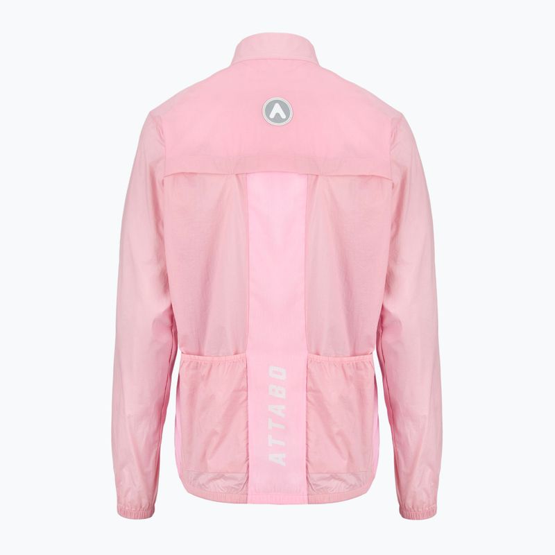 Жіноча велосипедна куртка ATTABO Cahayo Jacket Windproof рожева 2