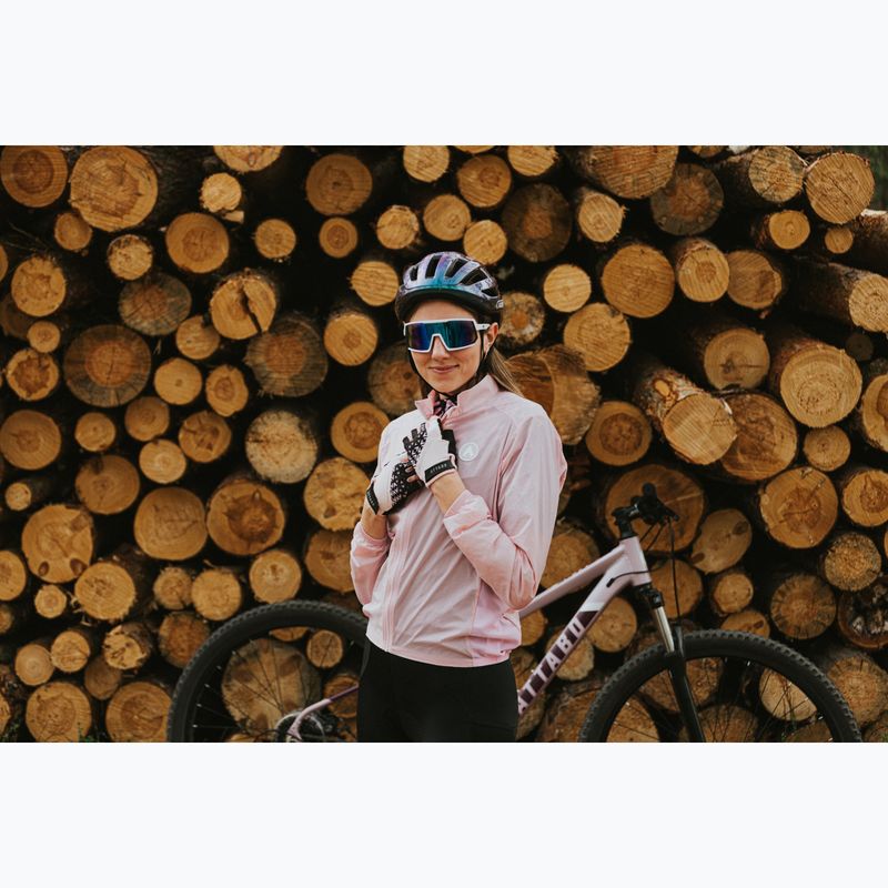 Жіноча велосипедна куртка ATTABO Cahayo Jacket Windproof рожева 8