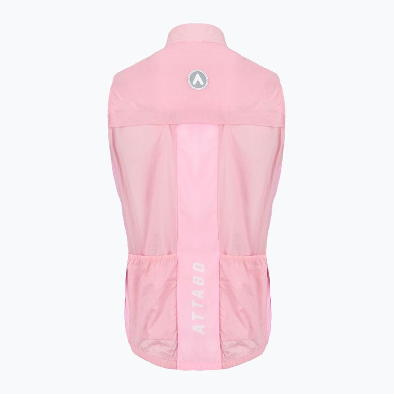 Жилет велосипедний жіночий ATTABO Cahayo Vest Windproof рожевий 2