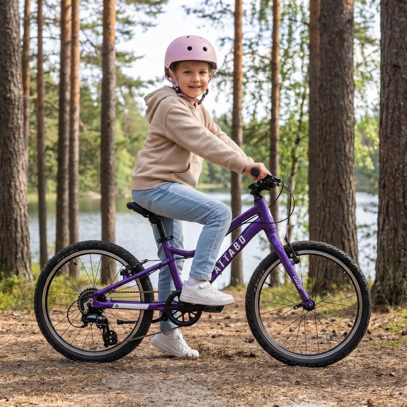 Дитячий велосипед ATTABO EASE 20" фіолетовий 4